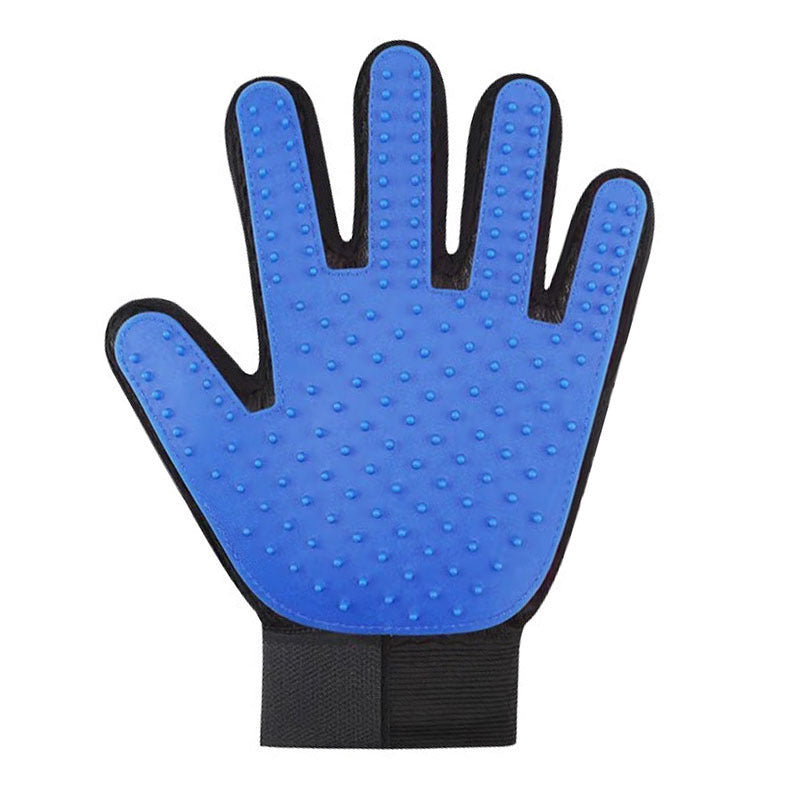 FurMitt Pet Grooming Glove - Silicone Deshedding & Massage Brush for Cats & Dogs