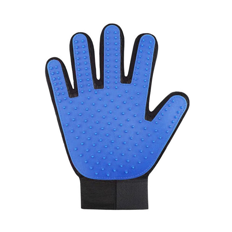 FurMitt Pet Grooming Glove - Silicone Deshedding & Massage Brush for Cats & Dogs